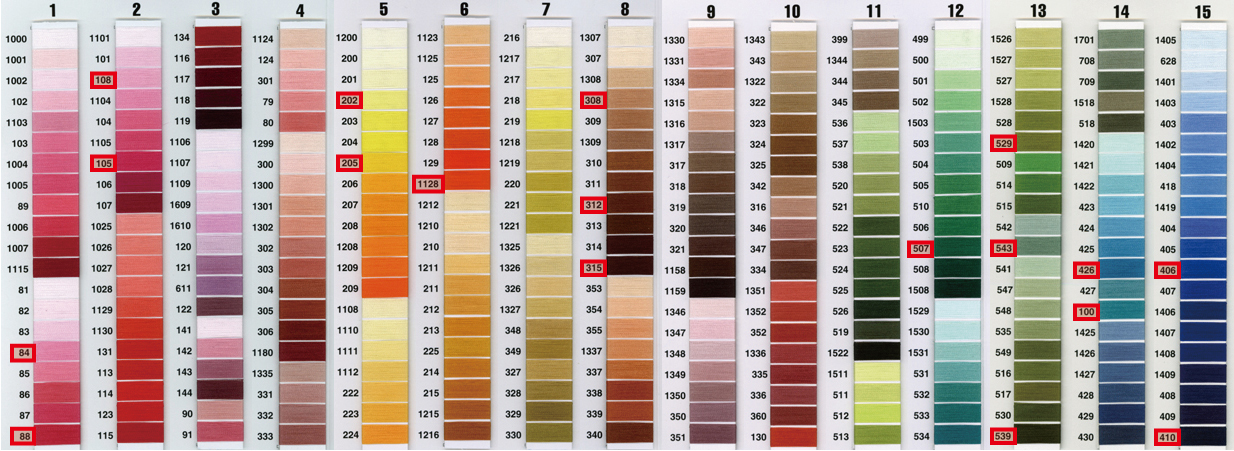 キャップ糸見本1